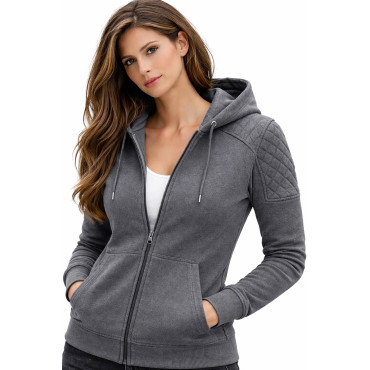 Premium Lady Classic Grey Mc Hoodie (CE 17092) Premium Lady Classic Grey Mc Hoodie (CE 17092)