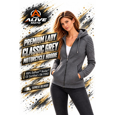 Premium Lady Classic Grey Mc Hoodie (CE 17092) Premium Lady Classic Grey Mc Hoodie (CE 17092)