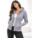 Premium Lady Classic Light Grey Mc Hoodie (CE 17092)