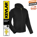Fortress Urban Sami Kevlar Motorcycle Hoodie – CE Level 2 Waterproof Armored Riding Hoodie