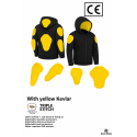 Fortress Urban Sami Kevlar Motorcycle Hoodie – CE Level 2 Waterproof Armored Riding Hoodie