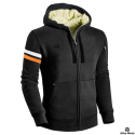 Junior / Kid black Armour motorcycle hoodie CE 17092:2020