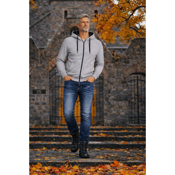 Urban Sport V2 Grey Riding Hoodie & Classic Original Blue Rider Jeans Combo