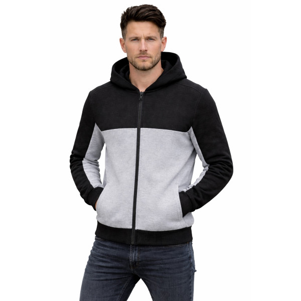 AliveMoto Chrome Armored MC Hoodie – Black/Grey