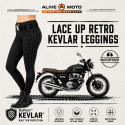 Lace Up Retro Kevlar leggings