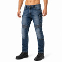CARGO DIRTYBLUE GT-RIDER WATER REPELANT CE 17092 A MOTORCYCLE JEANS