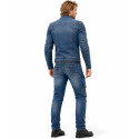 CARGO DIRTYBLUE GT-RIDER WATER REPELANT CE 17092 A MOTORCYCLE JEANS