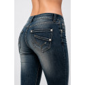 Lady Commander Dirty Blue motorcycle jean (CE 17092)