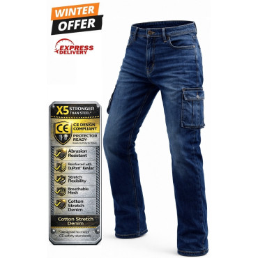 Cargo Cruiser Original Blue motorcycle men's jean (CE 17092) Cargo Cruiser Original Blue motorcycle men's jean (CE 17092)