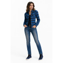 Lady Cruiser Dirty Blue wp  motorcycle denim jeans (CE 17092)