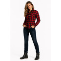 Lady Cruiser Dark Blue Water-Repellent Motorcycle Riding Jeans | CE EN 17092-4:2020 Class A