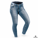 Lady Cruiser Retro Blue motorcycle denim jeans (CE 17092)