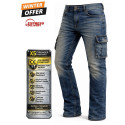 Cargo Cruiser V2 Dirty Blue motorcycle men's jean (CE17092)