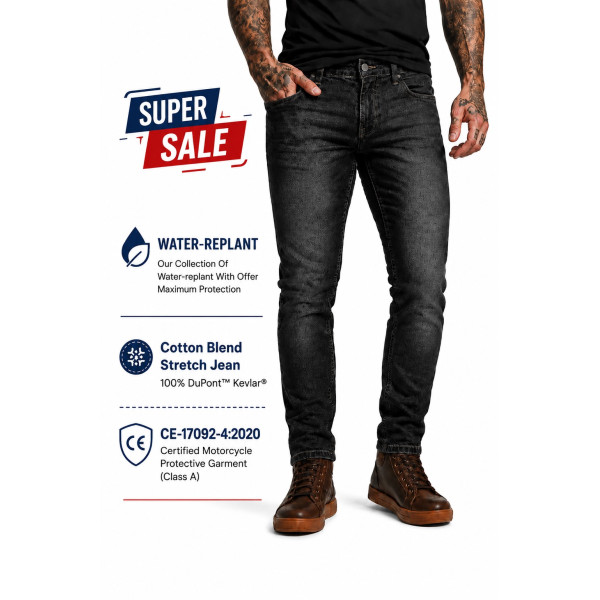 Cruiser DarkNight motorcycle men's jean (CE 17092)