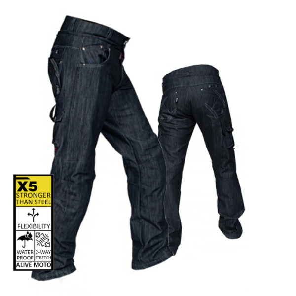 Alive Sami-Kevlar  denim water proof motorcycle jean pant