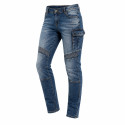 LADY CARGO DIRTY BLUE GT-RIDER WATER-REPELLENT CE MOTORCYCLE RIDING JEANS