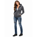 LADY CARGO DIRTY BLUE GT-RIDER WATER-REPELLENT CE MOTORCYCLE RIDING JEANS