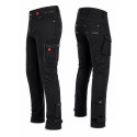 Cruiser Worker Jet black motorcycle Kevlar pants
