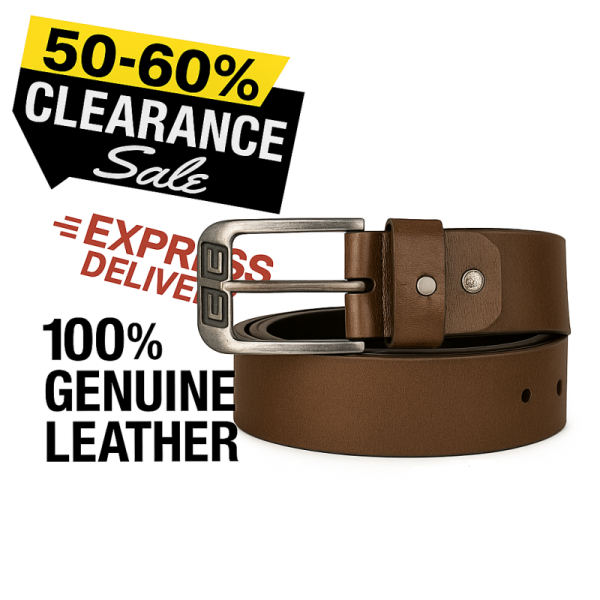 Motorcycle Leather Belt Brown Motorcycle Leather Belt Brown