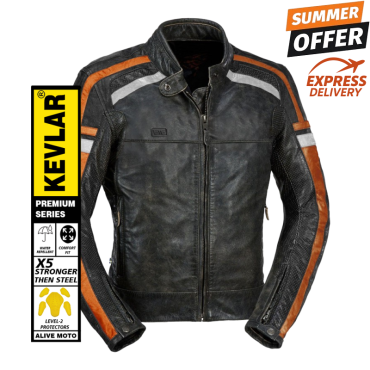 Riverside motorcycle leather jacket