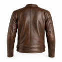 Bandit 92X brown Gaot nappa premium motorcycle leather jacket