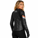 Lady Orange Prospect motorcycle leather jackets