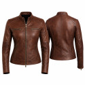 Lady GhostRide leather jacket