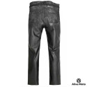 Premium Vintage black 92-x Goat Napa washed touring leather pant