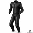 Kangaroo Premium FX Black Two-Piece Motorcycle Leather Suit – Alive Moto