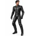 Kangaroo Premium FX Black Two-Piece Motorcycle Leather Suit – Alive Moto