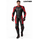 ATA Savage Red One-Piece Motorcycle Leather Suit – Full-Coverage Racing Suit | Alive Moto