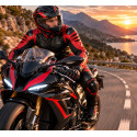 ATA Savage Red One-Piece Motorcycle Leather Suit – Full-Coverage Racing Suit | Alive Moto