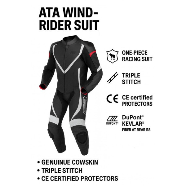 ATA Windrider motorcycle leather suit ATA Windrider motorcycle leather suit