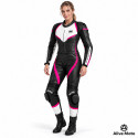 Alive Lady Pink Motorcycle Leather Two-Piece Suit – Protective Riding Gear | Alive Moto