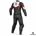 ATA Fortune Red Combo Two-Piece Motorcycle Leather Suit – Alive Moto