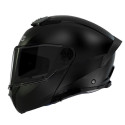 NIGHTHAWK 22.06 FLIP FRONT MATT BLACK OPENABLE MOTORCYCLE HELMET