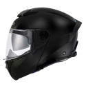 NIGHTHAWK 22.06 FLIP FRONT MATT BLACK OPENABLE MOTORCYCLE HELMET