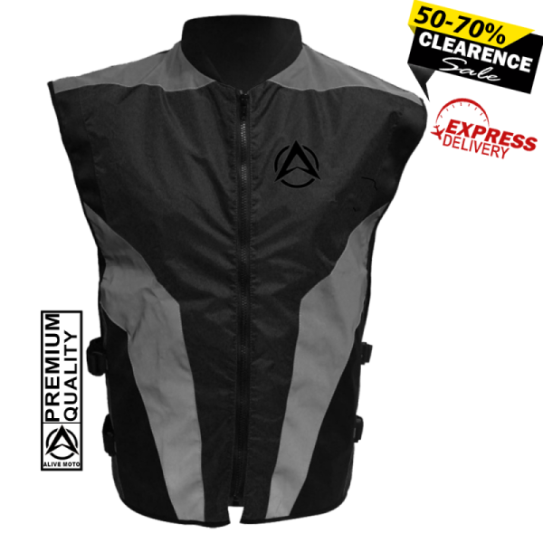 Black Reflex motorcycle vest Black Reflex motorcycle vest