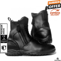Motorcycle touring boots Black  CE-level 2 (EN-13634:2017)