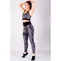 SHAPELAB COBRA BLACK SCRUNCH LEGGINGS