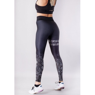 SHAPELAB DASH BLACK STRAPS LEGGINGS