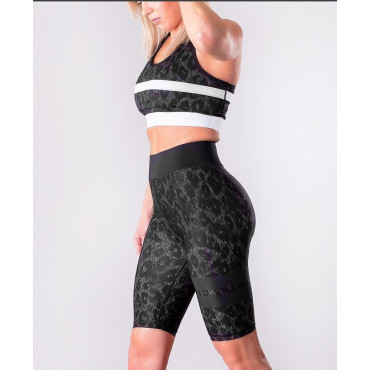 SHAPELAB LEO DARK FORREST SHORTS