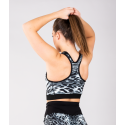 SHAPELAB LEODINA BLACK SPORTS TOP