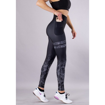 SHAPELAB RIVERY BLACK STRAPS LEGGINGS