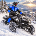 Zero Blue Snowmobile Monosuit – Waterproof Insulated Winter Suit – Alive Moto