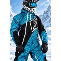 Premium Gravity Sky Blue Snowmobile Monosuit – Waterproof Insulated ATV Suit | Alive Moto