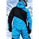 Premium Gravity Sky Blue Snowmobile Monosuit – Waterproof Insulated ATV Suit | Alive Moto