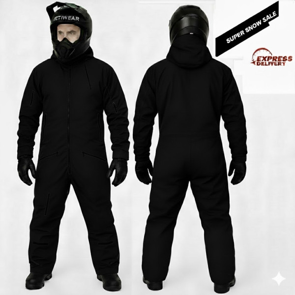 Evolution Base Full Black overall Snowsuit Evolution Base Full Black overall Snowsuit