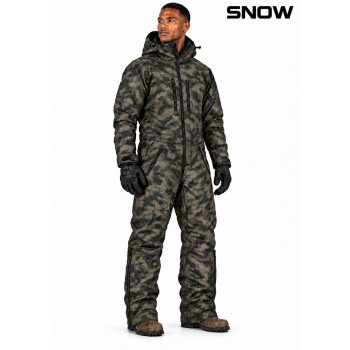 Forrest Dark Camo Snowmobile Monosuit – Waterproof Insulated Winter Suit – Alive Moto