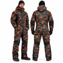 Premium Blaze Camo Snowmobile Monosuit – Waterproof Insulated Winter Suit – Alive Moto